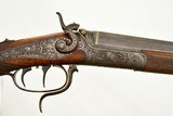 CLASSIC G.F. STORMER STALKING RIFLE - RARE TANG SAFETY, GAME SCENE ENGRAVING