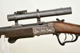 EXQUISITE CARL STIEGELE SINGLE SHOT ENGRAVED RIFLE IN 6.5 X 52 (25-35 WINCHESTER) - ROYAL BAVARIAN COURT MAKER
