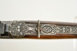 EXQUISITE CARL STIEGELE SINGLE SHOT ENGRAVED RIFLE IN 6.5 X 52 (25-35 WINCHESTER) - ROYAL BAVARIAN COURT MAKER - 11 of 24