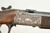 EXQUISITE CARL STIEGELE SINGLE SHOT ENGRAVED RIFLE IN 6.5 X 52 (25-35 WINCHESTER) - ROYAL BAVARIAN COURT MAKER - 21 of 24