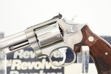 SMITH & WESSON COMBAT MAGNUM MODEL 66-2 IN STAINLESS WITH BOX AND PAPERWORK - 3 of 8