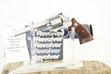 SMITH & WESSON COMBAT MAGNUM MODEL 66-2 IN STAINLESS WITH BOX AND PAPERWORK