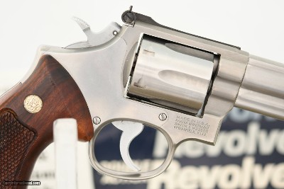 SMITH & WESSON COMBAT MAGNUM MODEL 66-2 IN STAINLESS WITH BOX AND PAPERWORK - Image 7 of 8
