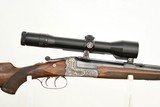 EXCEPTIONAL CARL STIEGELE OF MUNICH SINGLE SHOT RIFLE IN 9.3 X 74R - MASTER ENGRAVED, ZEISS SCOPE, C&R ELIGIBLE - 2 of 23