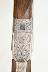 PERUGINI & VISINI BEST QUALITY DOUBLE RIFLE - .375 FLANGED MAGNUM - TOMASINI ENGRAVED - 12 of 25