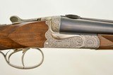 PERUGINI & VISINI BEST QUALITY DOUBLE RIFLE - .375 FLANGED MAGNUM - TOMASINI ENGRAVED - 19 of 25