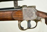 ICONIC HEEREN ACTION SINGLE SHOT RIFLE BY MAX HEYM (SUHL, GERMANY) WITH VARIABLE POWER SCOPE - 7 of 20