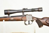 ICONIC HEEREN ACTION SINGLE SHOT RIFLE BY MAX HEYM (SUHL, GERMANY) WITH VARIABLE POWER SCOPE - 3 of 20