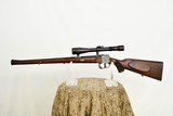ICONIC HEEREN ACTION SINGLE SHOT RIFLE BY MAX HEYM (SUHL, GERMANY) WITH VARIABLE POWER SCOPE - 1 of 20