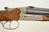 PERUGINI & VISINI BEST QUALITY DOUBLE RIFLE - .375 FLANGED MAGNUM - TOMASINI ENGRAVED  - 18 of 25