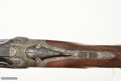 EXCEPTIONAL PRE-WAR E. SCHMIDT & HABERMANN 12 GAUGE - 