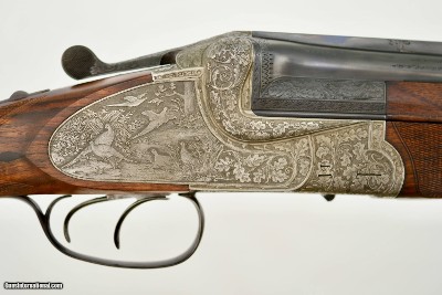 EXCEPTIONAL PRE-WAR E. SCHMIDT & HABERMANN 12 GAUGE - 