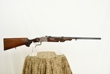 GERMAN FALLING BLOCK RIFLE - OAK LEAF & GAME SCENE ENGRAVED - .25-.35 IMPROVED - 5 of 20