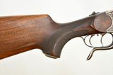 GERMAN FALLING BLOCK RIFLE - OAK LEAF & GAME SCENE ENGRAVED - .25-.35 IMPROVED - 17 of 20