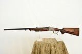GERMAN FALLING BLOCK RIFLE - OAK LEAF & GAME SCENE ENGRAVED - .25-.35 IMPROVED - 6 of 20