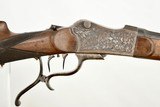 ENGRAVED MARTINI STYLE SINGLE SHOT RIFLE IN 8.15 X 46R - QUICK RELEASE LOCK SYSTEM
