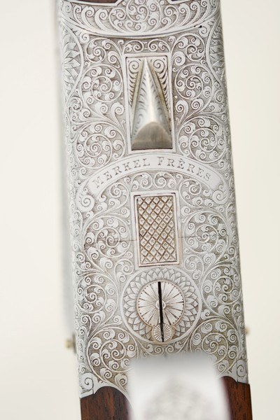 SPECIAL ORDER MERKEL 10 GAUGE - TWO BARREL SET - OWNED BY WILLIAM BROKAW - ASSOCIATED WITH ERNEST HEMMINGWAY - Image 6 of 24