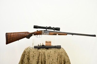 GREIFELT SINGLE SHOT RIFLE - .22 SAVAGE HIGH POWER (5.56 X 52R) - MANUFACTURED 1939