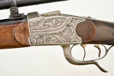 GREIFELT IDEAL ACTION FALLING BLOCK STALKING RIFLE - 8.15 X 46R - Image 2 of 21
