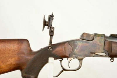 ERNST & FRIEDRICH BUCHEL (E.F.B) LUNA SCHUETZEN RIFLE - .22 LONG RIFLE