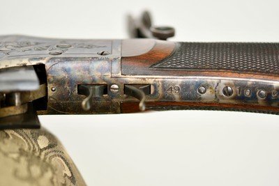 STEVENS 44 1/2 - MODEL 49 FACTORY ENGRAVED - .28-30 STEVENS - INCLUDES AMMO - Image 10 of 24