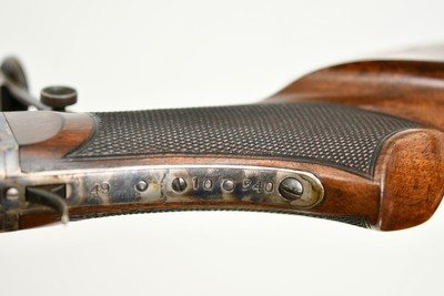 STEVENS 44 1/2 - MODEL 49 FACTORY ENGRAVED - .28-30 STEVENS - INCLUDES AMMO - Image 9 of 24