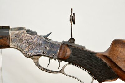 STEVENS 44 1/2 - MODEL 49 FACTORY ENGRAVED - .28-30 STEVENS - INCLUDES AMMO - Image 2 of 24