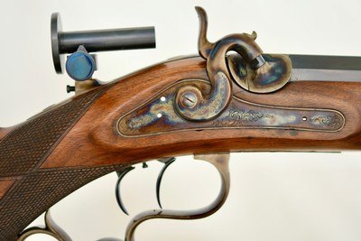 OTTO SCHNEELOCK PERCUSSION TARGET RIFLE - PRE-CIVIL WAR - TURNBULL RESTORATION - ANTIQUE - Image 4 of 21