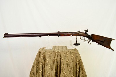 G. BEUTTENMULLER IN CHICAGO - ANTIQUE SCHUETZEN TARGET RIFLE - Image 4 of 20