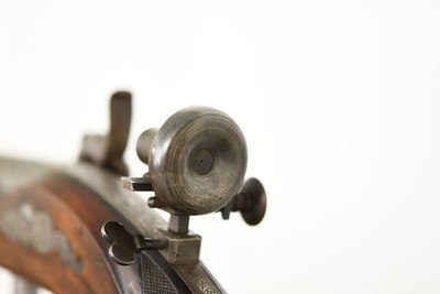 G. BEUTTENMULLER IN CHICAGO - ANTIQUE SCHUETZEN TARGET RIFLE - Image 7 of 20
