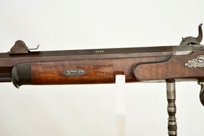 G. BEUTTENMULLER IN CHICAGO - ANTIQUE SCHUETZEN TARGET RIFLE - Image 6 of 20