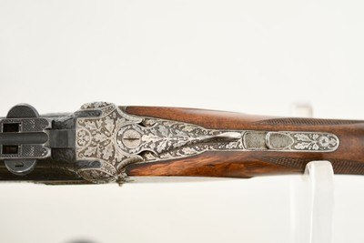 GUSTLOFF WERKE (SIMSON) - SINGLE SHOT RIFLE - 7 X 65R - HIGHLY ENGRAVED - 1941 - Image 10 of 25