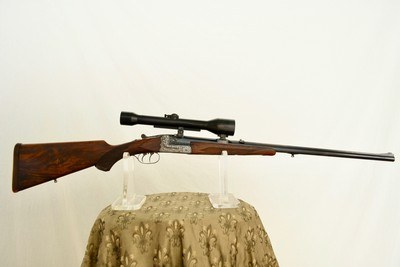 GUSTLOFF WERKE (SIMSON) - SINGLE SHOT RIFLE - 7 X 65R - HIGHLY ENGRAVED - 1941 - Image 4 of 25