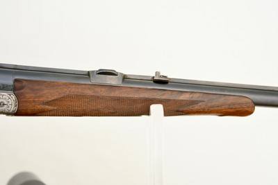 GUSTLOFF WERKE (SIMSON) - SINGLE SHOT RIFLE - 7 X 65R - HIGHLY ENGRAVED - 1941 - Image 14 of 25