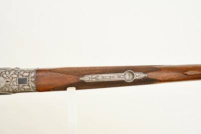 GUSTLOFF WERKE (SIMSON) - SINGLE SHOT RIFLE - 7 X 65R - HIGHLY ENGRAVED - 1941 - Image 24 of 25
