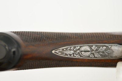 GUSTLOFF WERKE (SIMSON) - SINGLE SHOT RIFLE - 7 X 65R - HIGHLY ENGRAVED - 1941 - Image 22 of 25