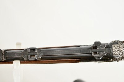 GUSTLOFF WERKE (SIMSON) - SINGLE SHOT RIFLE - 7 X 65R - HIGHLY ENGRAVED - 1941 - Image 9 of 25