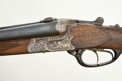 GERMAN LEFT-HAND DRILLING - 16GAUGE/16GAUGE/8X57R (1935)