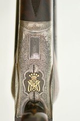 PHILLIP REEB CLAMSHELL ACTION DOUBLE RIFLE - 8 x 57J / CASED / PRE-WWI GERMAN BEST - 4 of 25