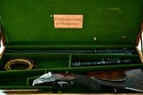 PHILLIP REEB CLAMSHELL ACTION DOUBLE RIFLE - 8 x 57J / CASED / PRE-WWI GERMAN BEST - 23 of 25