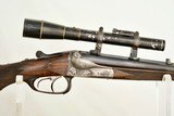 PHILLIP REEB CLAMSHELL ACTION DOUBLE RIFLE - 8 x 57J / CASED / PRE-WWI GERMAN BEST - 1 of 25