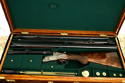 REMO PRESENTATION GUN - 3 BARREL SET - 16GA/16GA - 16GA/8X57R - 8X57R/8X57R - Image 1 of 22