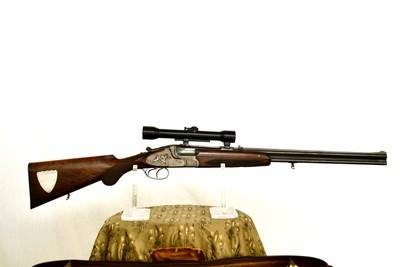 REMO PRESENTATION GUN - 3 BARREL SET - 16GA/16GA - 16GA/8X57R - 8X57R/8X57R - Image 2 of 22