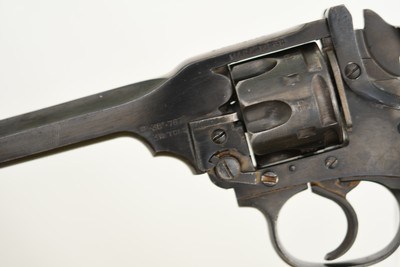 WEBLEY MARK IV .38 / ORIGINAL CHAMBERS - Image 8 of 10