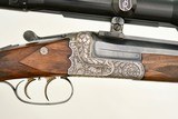 EXCEPTIONAL CARL STIEGELE OF MUNICH SINGLE SHOT RIFLE IN 9.3 X 74R - MASTER ENGRAVED, ZEISS SCOPE, C&R ELIGIBLE - 2 of 21