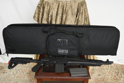 SPRINGFIELD M1A SOCOM 16 CQB - COMPOSITE STOCK - BOX / PAPERWORK / CASE / TWO MAGS - .308 - Image 2 of 10