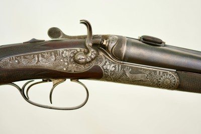 FRANZ SODIA COMBINATION HAMMER GUN - .22 SAVAGE HIGH POWER (5.6 X 52R) / 20 GAUGE - FERLACH, AUSTRIA - 1937 - Image 4 of 21