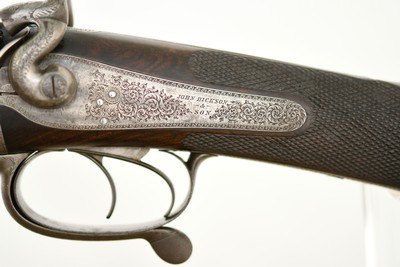 JOHN DIXON HAMMER SHOTGUN - 1862 - REMARKABLE CONDITION - NITRO PROOFED - Image 8 of 24