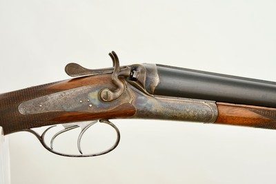 AUSTRIAN LIGHTWEIGHT 16 HAMMER SHOTGUN - KRUPP FLUID 29 1/8