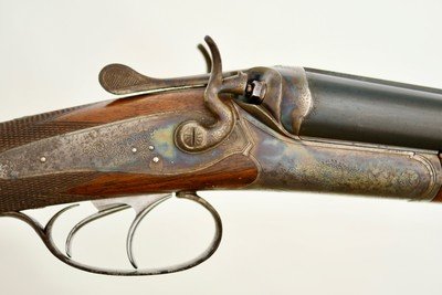 AUSTRIAN LIGHTWEIGHT 16 HAMMER SHOTGUN - KRUPP FLUID 29 1/8